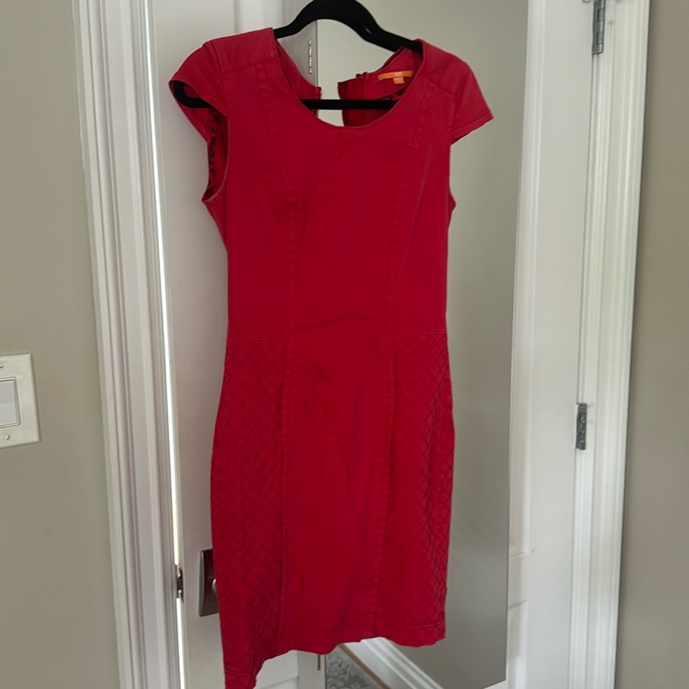 BOSS red party dress